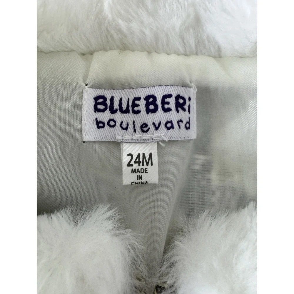 Blueberi Boulevard 24M Girls Boucle Coat Dress Beret 3 Pc Holiday Outfit